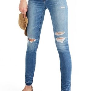 NWOT  Madewell 9" Jeans in Winifred wash